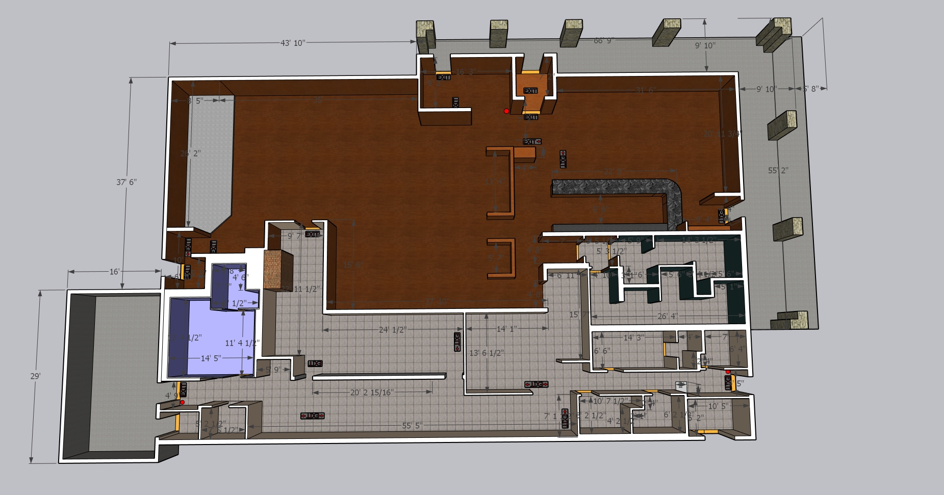 image of completed building project (for a construction company)